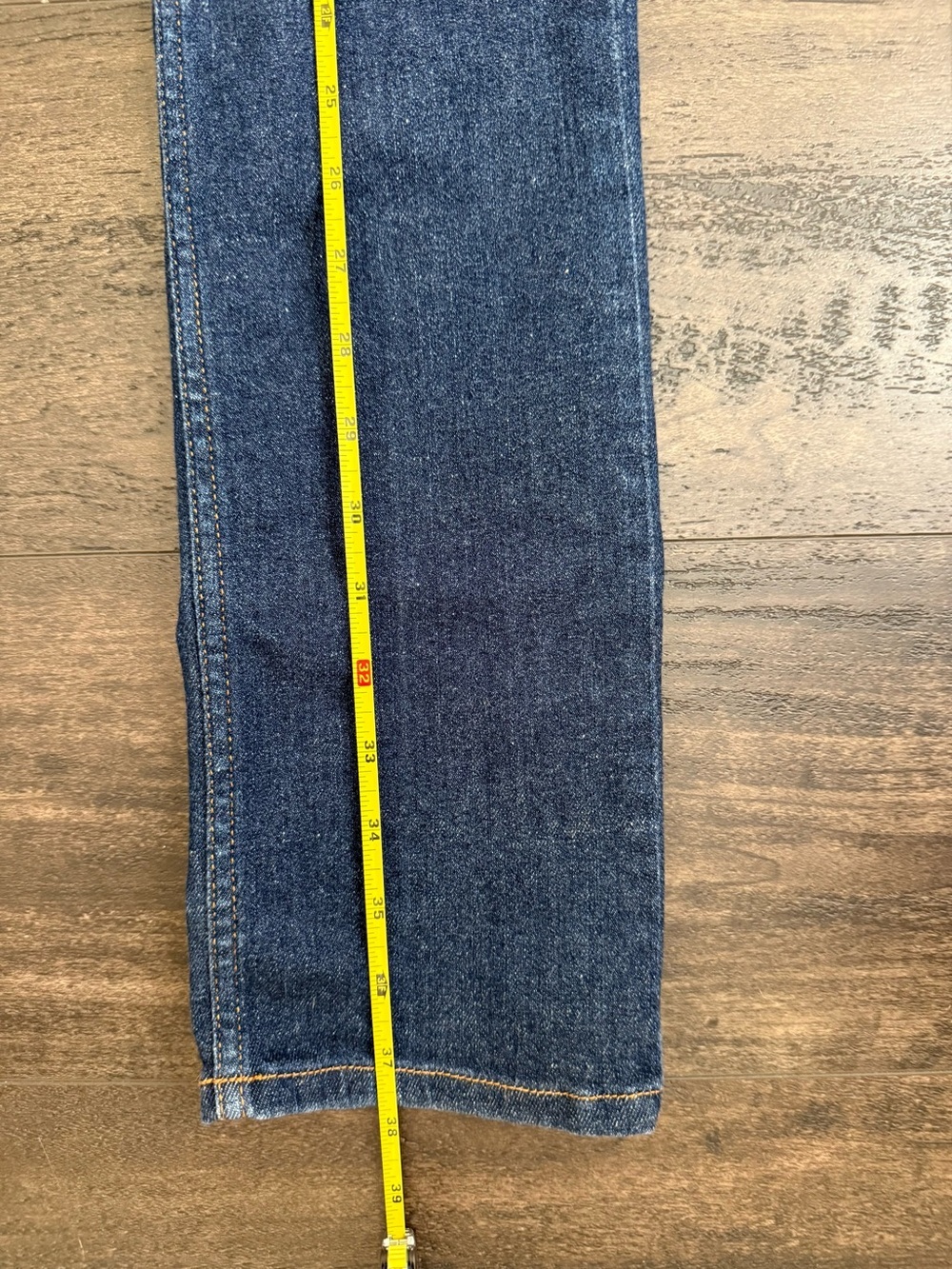Rouje Paris Odeon Jeans 24 Dark Wash High Rise French Girl CBK - Picture 7 of 9